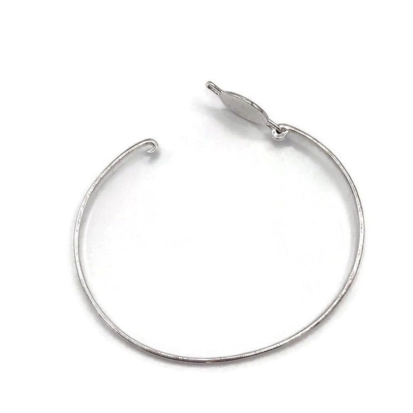 La 925 Sterling Silver Love Bangle Bracelet Hook - Picture 6 of 7